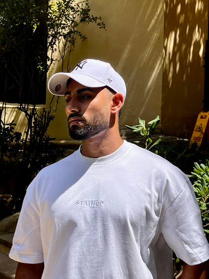 STAINED WHITE TEE