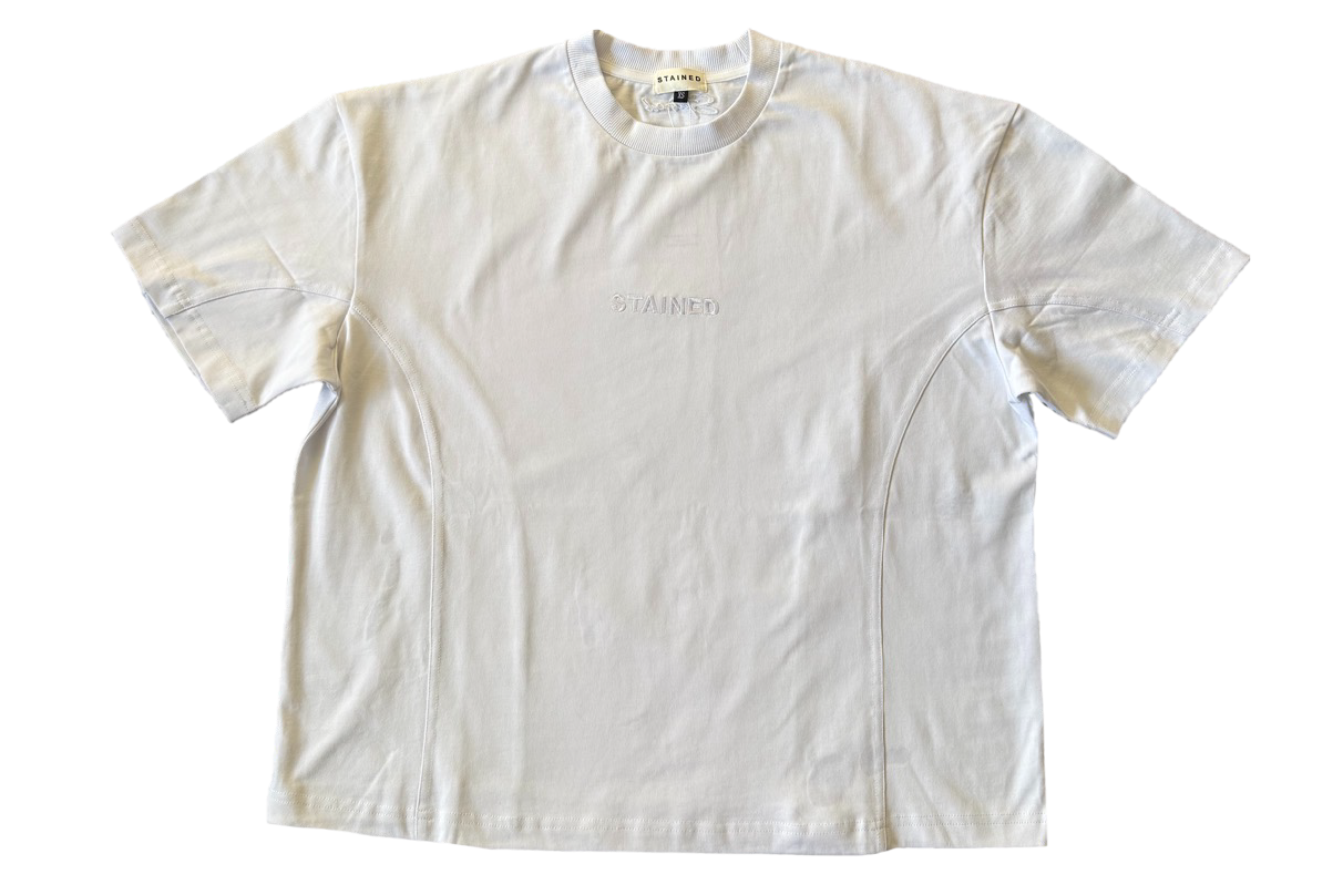 STAINED WHITE TEE