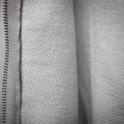 STAINED GREY ZIPPED HOODIE